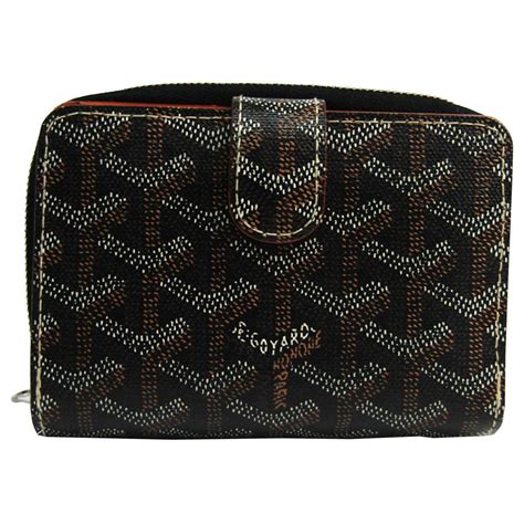 GOYARD Goyardine Tuileries Wallet Black 